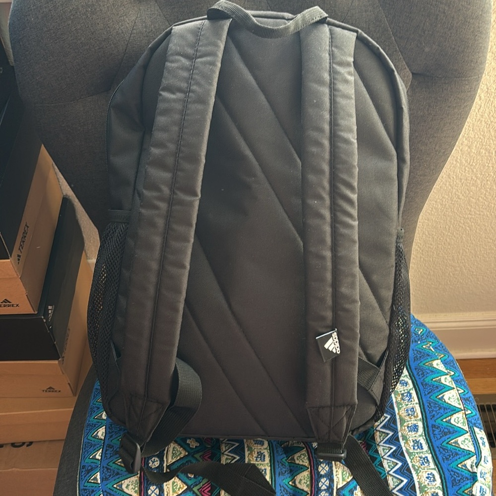 Adidas Black Backpack/ Medium Size - image 3
